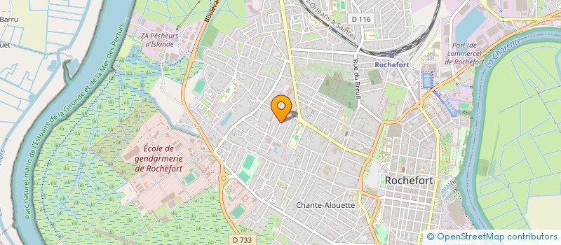 localisation de l'entreprise MADAME MEGANE QUET  ROCHEFORT