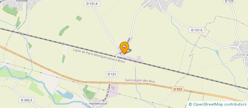 localisation de l'entreprise MADAME MEGANE RAFET à SAINT-AUBIN-DES-BOIS