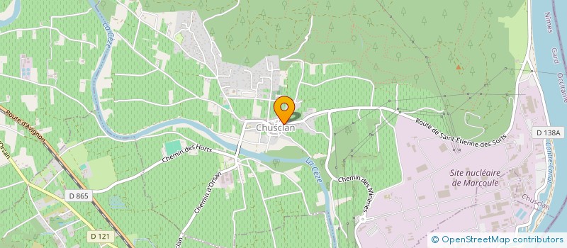 localisation de l'entreprise MADAME MEGANE REBIER  CHUSCLAN