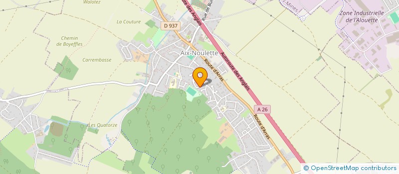 localisation de l'entreprise MADAME MEGANE REGNIER  AIX-NOULETTE