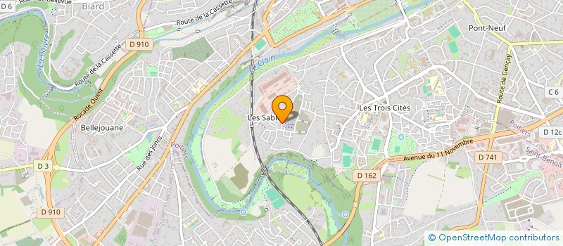 localisation de l'entreprise MADAME MEGANE RICHARD  POITIERS