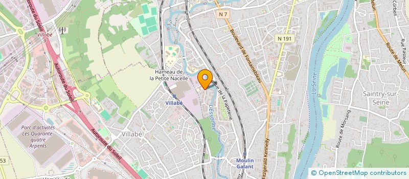localisation de l'entreprise MADAME MEGANE RIVES à CORBEIL-ESSONNES
