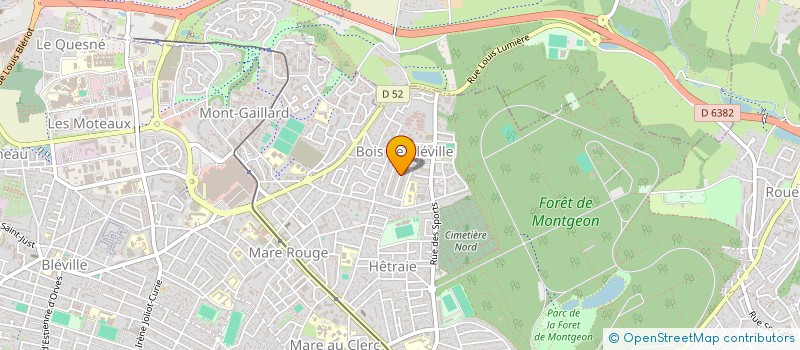 localisation de l'entreprise MADAME MEGANE ROGNANT  LE HAVRE