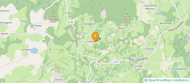 localisation de l'entreprise MADAME MEGANE ROYET  ROSIERES