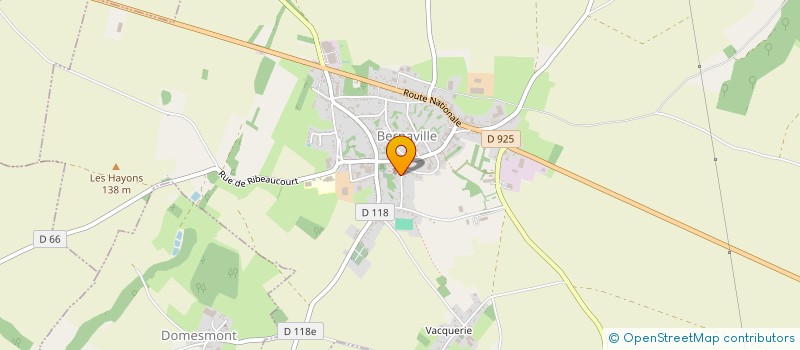 localisation de l'entreprise MADAME MEGANE SAVREUX  BERNAVILLE