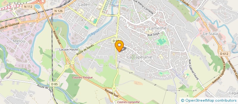 localisation de l'entreprise MADAME MEGANE SCHEIT  CASTRES