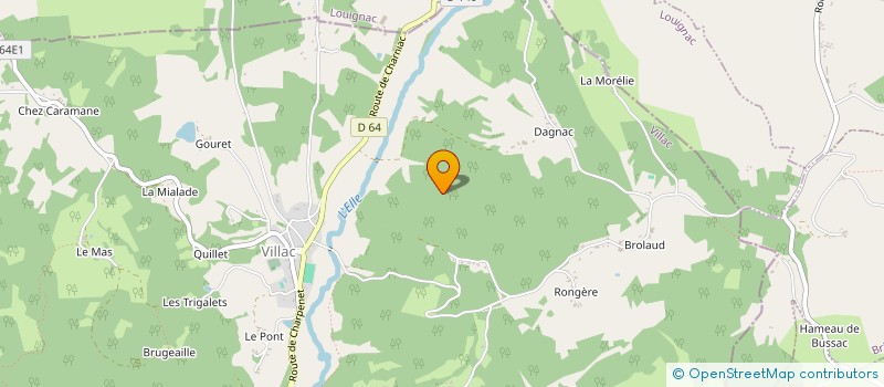 localisation de l'entreprise MADAME MEGANE SIMON  TERRASSON-LAVILLEDIEU