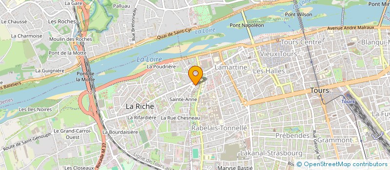 localisation de l'entreprise MADAME MEGANE SORNAIS  LA RICHE