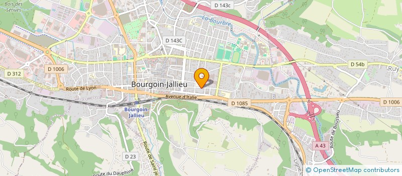 localisation de l'entreprise MADAME MEGANE SRSA  BOURGOIN-JALLIEU