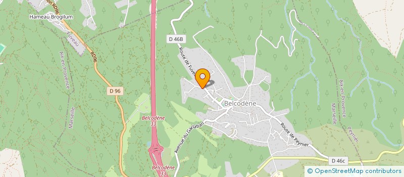 localisation de l'entreprise MADAME MEGANE TELLIER  BELCODENE