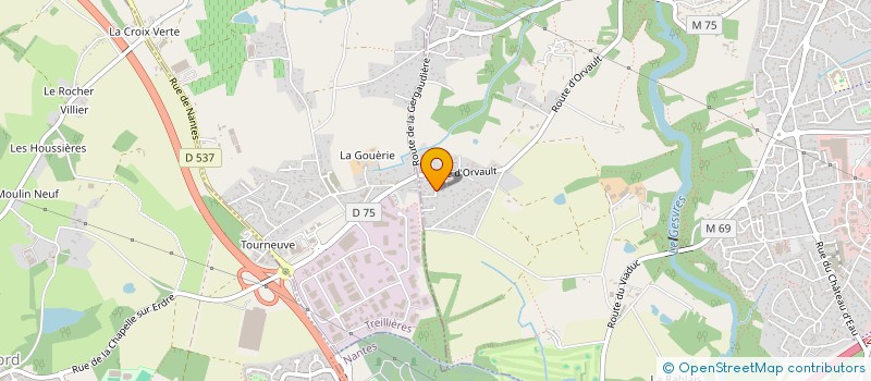 localisation de l'entreprise MADAME MEGANE TORRELLI à LA CHAPELLE-SUR-ERDRE