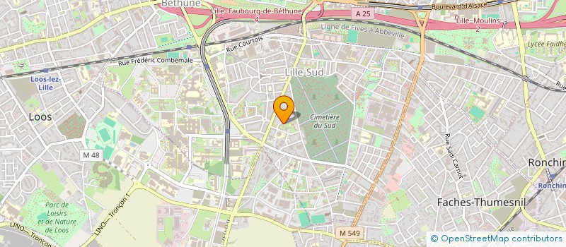 localisation de l'entreprise MADAME MEGANE TOURBEZ  LILLE