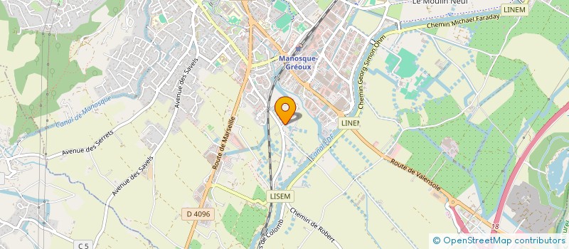 localisation de l'entreprise MADAME MEGANE TRAMIER  FORCALQUIER