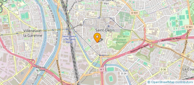 localisation de l'entreprise MADAME MEGANE VERDIER  SAINT-DENIS