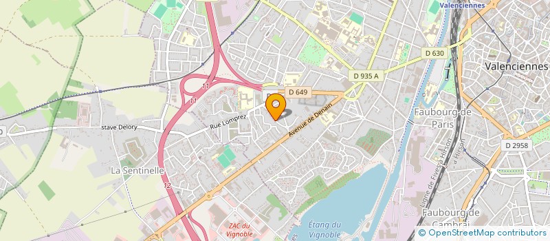 localisation de l'entreprise MADAME MEGANE WALKIERS  VALENCIENNES