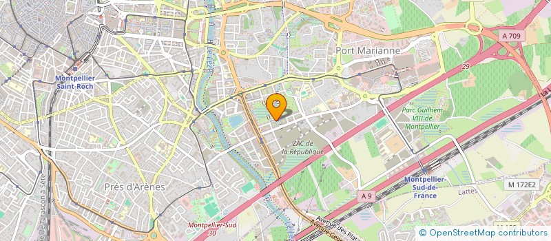 localisation de l'entreprise MADAME MEGANE WEISLINGER  MONTPELLIER