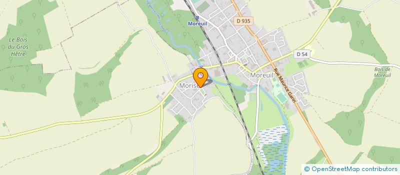 localisation de l'entreprise MADAME MEGANNE DEBEAUVAIS  MORISEL