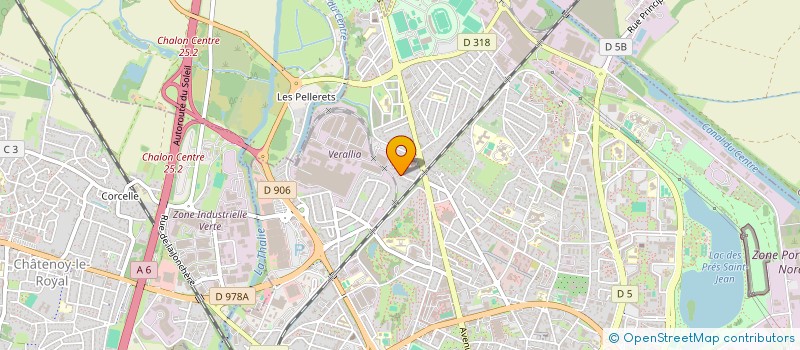 localisation de l'entreprise MADAME MEGANNE ULDRY  CHALON-SUR-SAONE