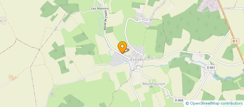 localisation de l'entreprise MADAME MEGGAN GAQUIERE  ESSISES