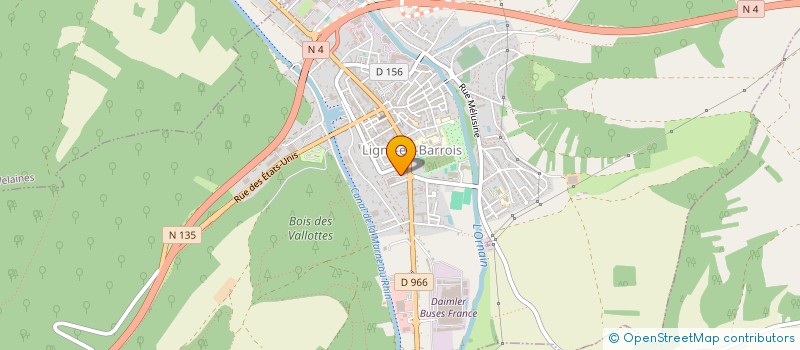 localisation de l'entreprise MADAME MEGGANE BRESSAN à LIGNY-EN-BARROIS