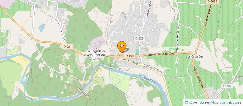localisation de l'entreprise MADAME MEGGANE NOEL à CASTILLON-DU-GARD