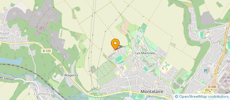 localisation de l'entreprise MADAME MEGGIE DOLET  MONTATAIRE