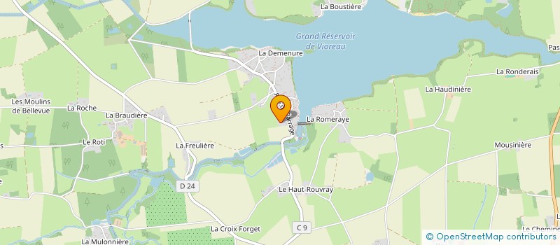localisation de l'entreprise MADAME MEGGIE ETRILLARD  NORT-SUR-ERDRE