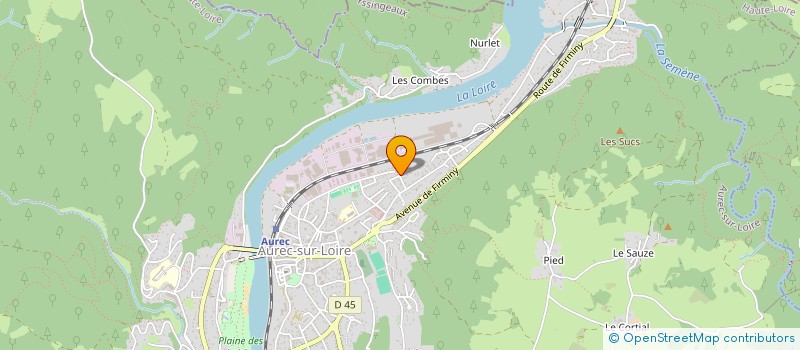 localisation de l'entreprise MADAME MEGGIE MULLER--VANDENABELLE  AUREC-SUR-LOIRE