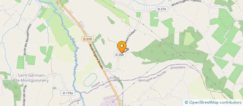 localisation de l'entreprise MADAME MEGGUY DESQUESNES  LISORES