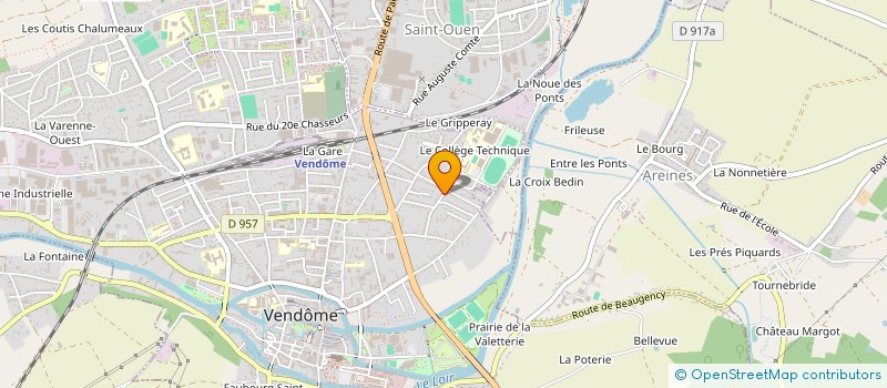 localisation de l'entreprise MADAME MEGGY AURAND  VENDOME