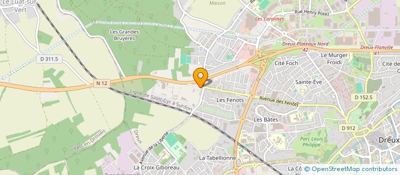 localisation de l'entreprise MADAME MEGGY CHATEL à DREUX