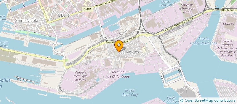 localisation de l'entreprise MADAME MEGGY COLLEVILLE à LE HAVRE