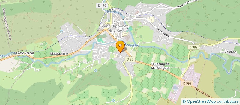 localisation de l'entreprise MADAME MEGGY JACQUET  SAINT-HIPPOLYTE-DU-FORT