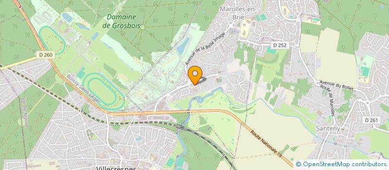 localisation de l'entreprise MADAME MEGHAN HENNEBERT  LIEUSAINT