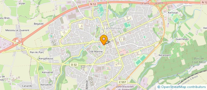 localisation de l'entreprise MADAME MEGHAN MAUCHERAT DE LONGPRE à LANDIVISIAU
