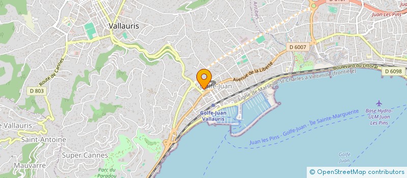 localisation de l'entreprise MADAME MEGHAN PLATILLERO à ANTIBES