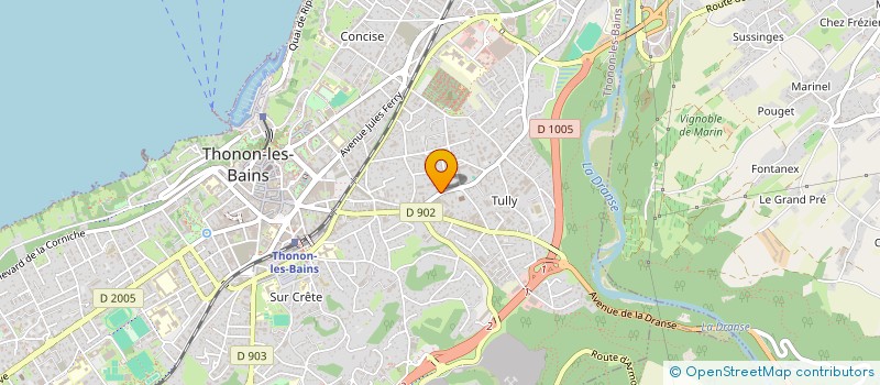 localisation de l'entreprise MADAME MEGHAN RAYMOND à THONON-LES-BAINS