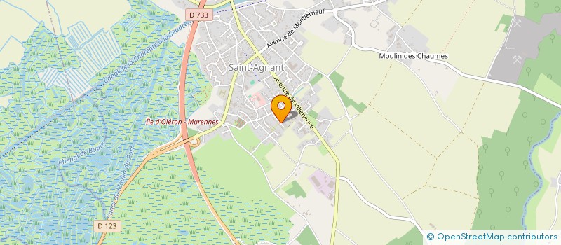 localisation de l'entreprise MADAME MEGHANE BERNARD  SAINT-AGNANT