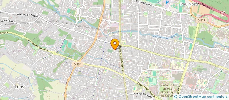 localisation de l'entreprise MADAME MEGHANE GUYARD  LONS