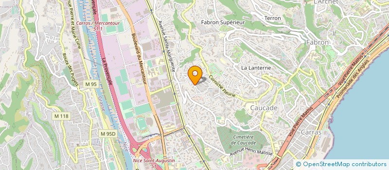 localisation de l'entreprise MADAME MEGHANE HAGE à NICE