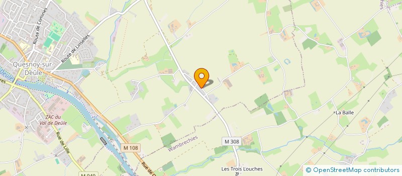 localisation de l'entreprise MADAME MEGHANE HOUCKE  QUESNOY-SUR-DEULE