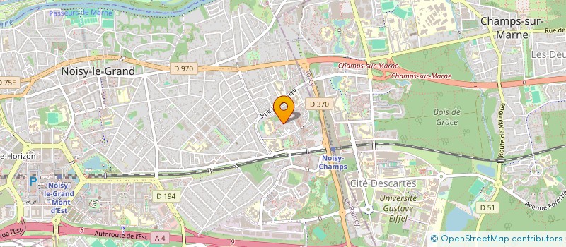 localisation de l'entreprise MADAME MEGHANE MBENOUN  NOISY-LE-GRAND