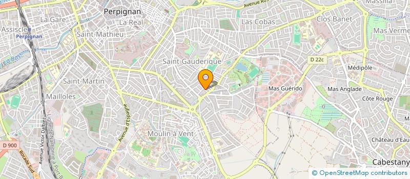 localisation de l'entreprise MADAME MEGHANE QUILLART  PERPIGNAN