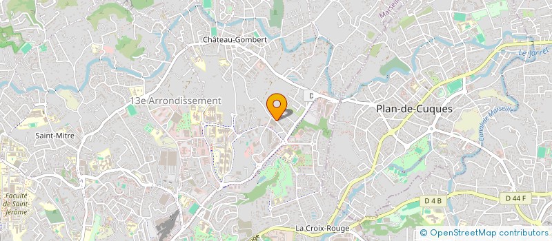 localisation de l'entreprise MADAME MEGHANN BOUSCASSE  MARSEILLE