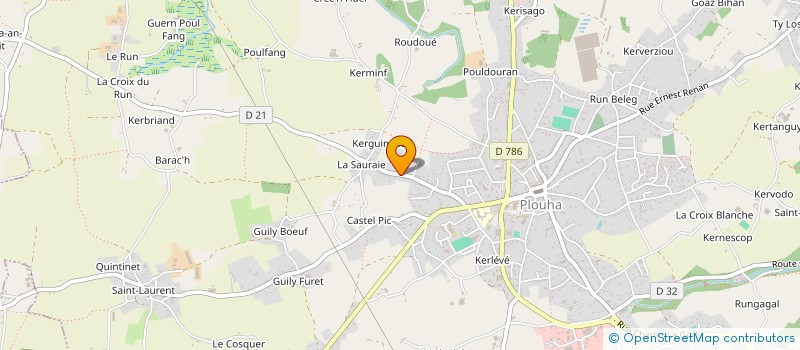 localisation de l'entreprise MADAME MEGHANN CARPIER  PLOUHA