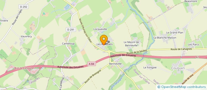 localisation de l'entreprise MADAME MEGHANN HUE  CAHAGNES