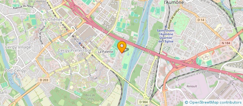 localisation de l'entreprise MADAME MEGHANN LABOUE  PONTOISE