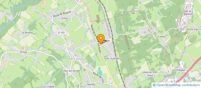 localisation de l'entreprise MADAME MEGIDE EMINI  PERS-JUSSY