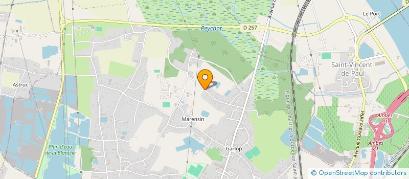 localisation de l'entreprise MADAME MEGUY GIRAC  AMBARES-ET-LAGRAVE