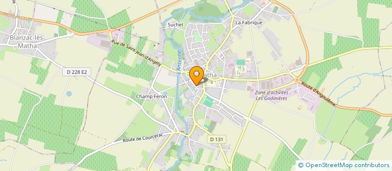 localisation de l'entreprise MADAME MEGUY LENESTOUR  MATHA